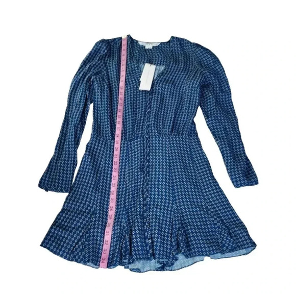 NWT Veronica Beard Riggins Blue & Black Dress Size 10 - Picture 5 of 9